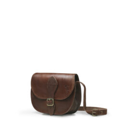 BAG 70's SMALL DARK BROWN